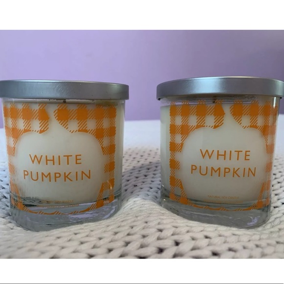 Celerie Kemble Other - (2) Celerie Kemble White Pumpkin Candles